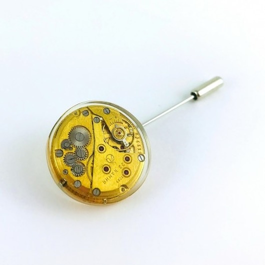 biżuteria męska PIN - Golden Silva Undercover