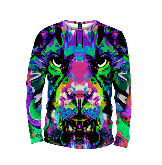 bluzy męskie Koszulka Longsleeve Męska DR.CROW Tiger