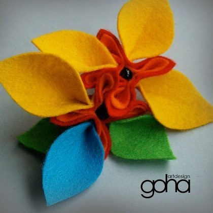 multi kolor FlowerFelt Design