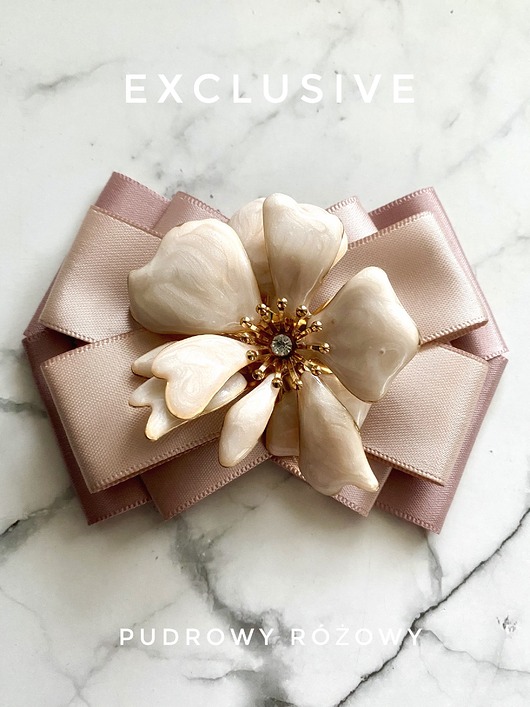 broszki Brosza z niesamowitym perłowym Kwiatem 3d NEW