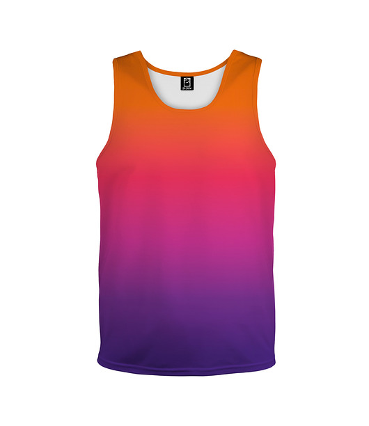 t-shirty dla chłopców Bokserka Top Boy DR.CROW Ombre Orange Purple