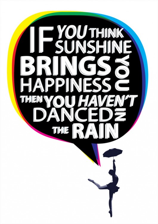 Plakat : Dance in the rain OLANDRE