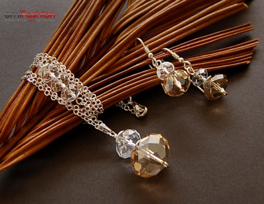 kryształ Swarovski Crystal and Golden Shadow MAREMI Jewelry