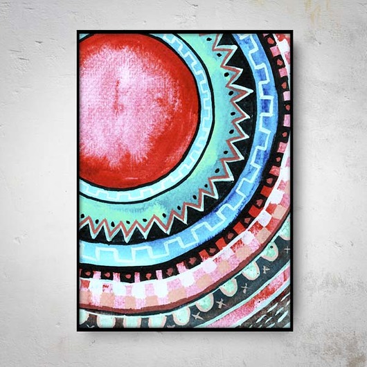 ETNO plakat 50x70cm muamua design