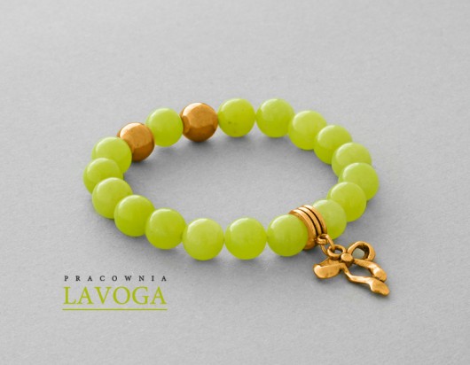 Jade with pendant in lime III. Lavoga