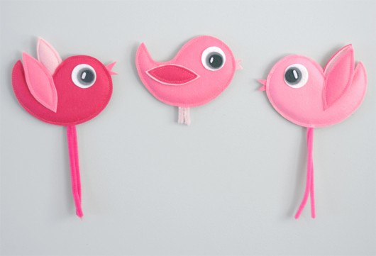 Ptaszki filcowe ACUMI-BIRDS (3 elementy)  ACUMIBABY