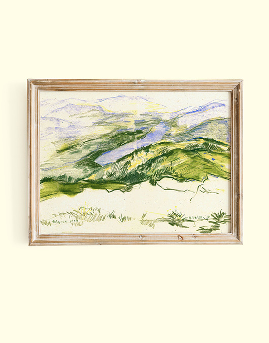 plakaty Plakat górskie jezioro