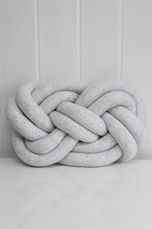 SUPEŁEK PILLOW=DOUBLE KNOT=melange laluu