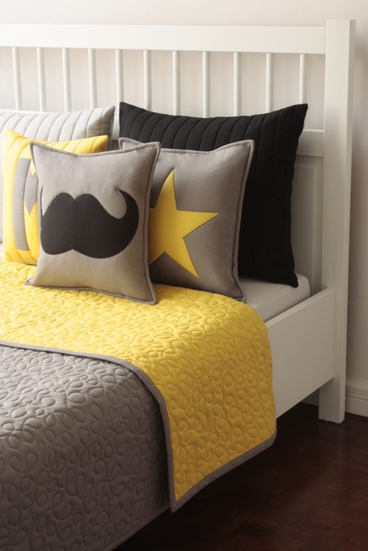 Zestaw narzuta dwustronna |EHEA| + 2 poszewki patchwork house