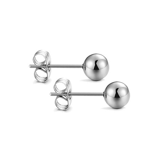 kolczyki srebrne Kolczyki srebrne kulki 5 mm