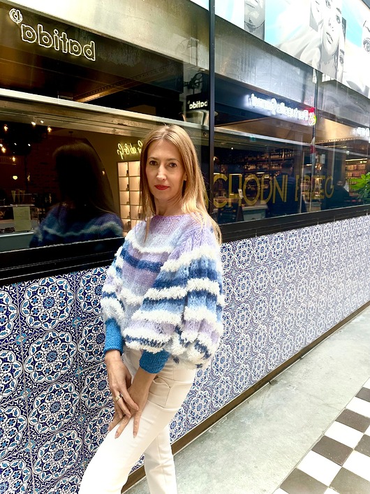 swetry damskie  Sweter w paseczki