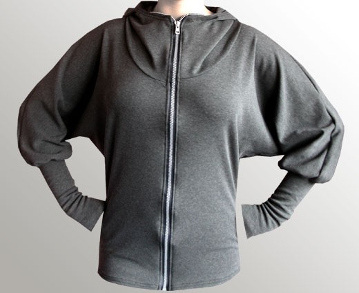 Kimonowa Bluza z Kapturem - 38 StreetStyle