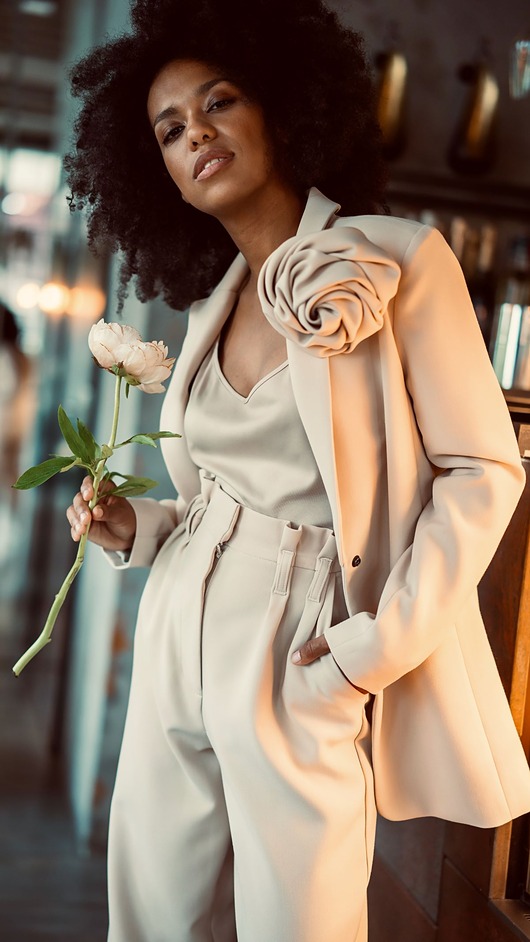 Akcesoria pozostałe Duża róża w dowolnym kolorze - średnica 15cm