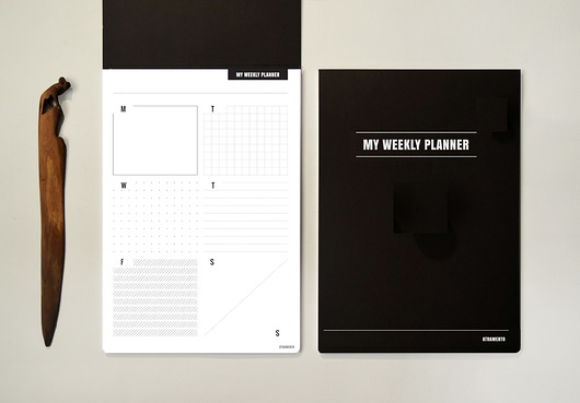 My weekly planner - A4 ATRAMENTO