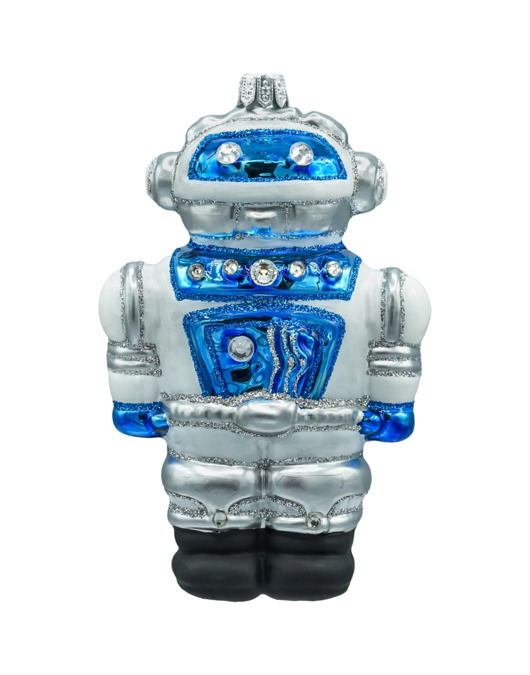 ozdoby choinkowe Bombka choinkowa: Robot: niebieski