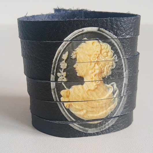 bransoletki skórzane Skórzana bransoletka Camea