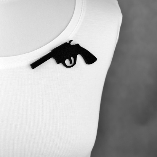 FeltPistol felt label