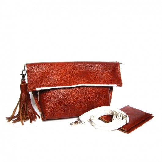  Leather Set - torebka i etui sabi tatka