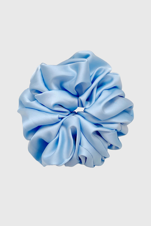 gumki do włosów Scrunchie Maxi Baby Blue