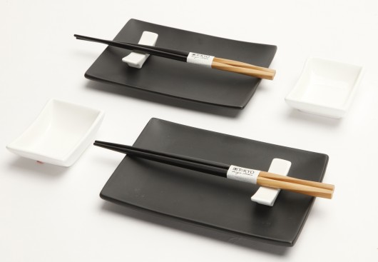 zestaw do sushi black & white I KIMMIDOLL POLAND