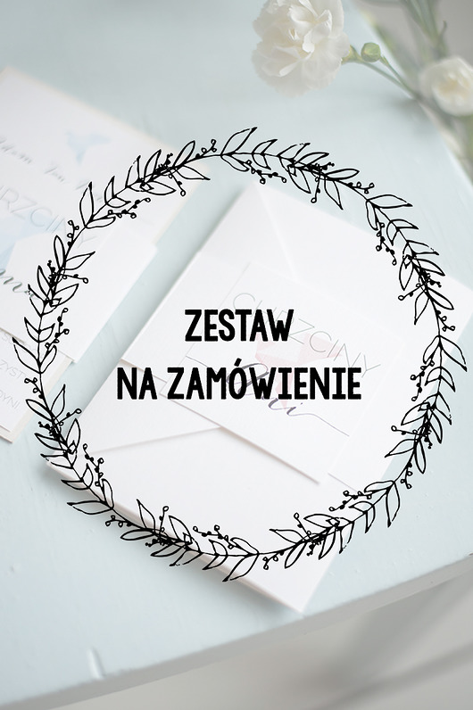 Zaproszenie na chrzciny ORIGAMI II Papel