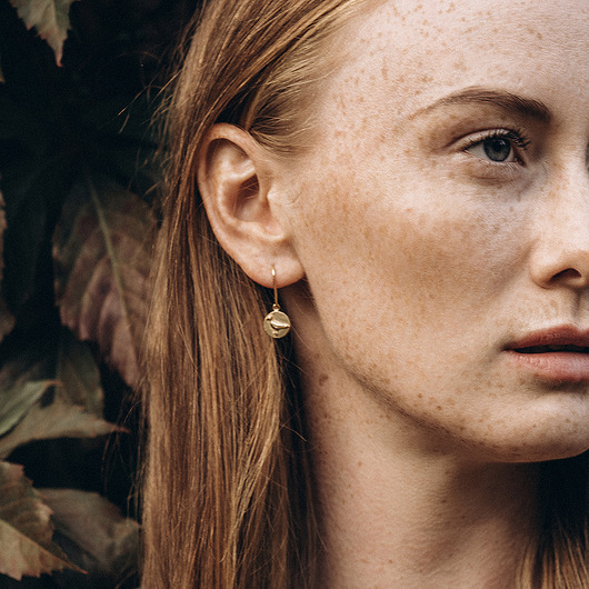 kolczyki pozłacane Kolczyki pozłacane Mewa