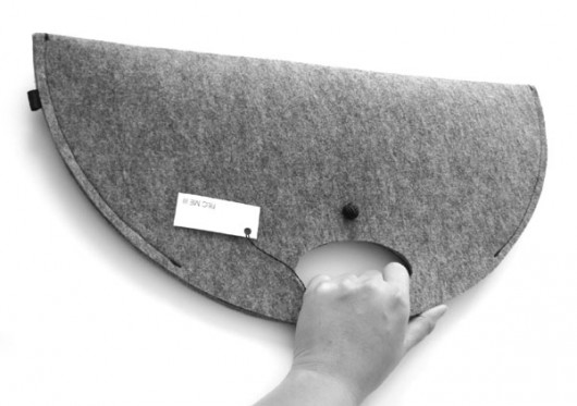 filcm me ! duża kopertówka z rączką felt label