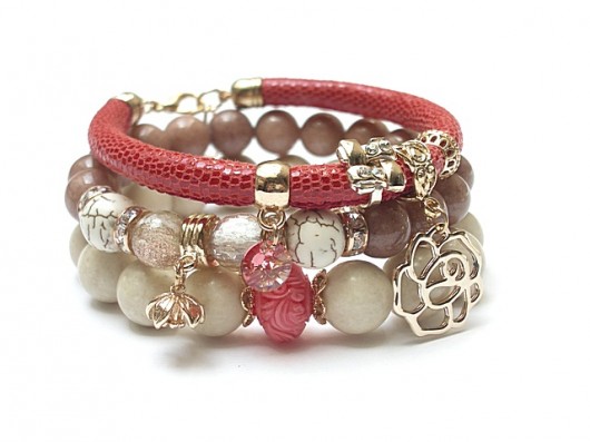 Taupe, creme & coral vol.2 -/19-05-2015/ KiKa pracownia