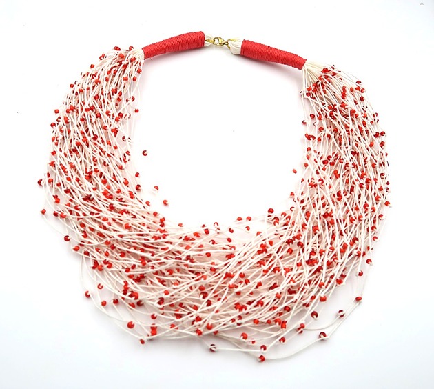 kolie Kusama red - naszyjnik