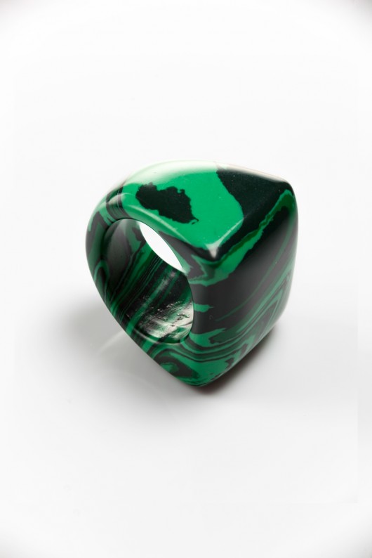 Brazi inspiRING Malachit Brazi Druse Jewelry