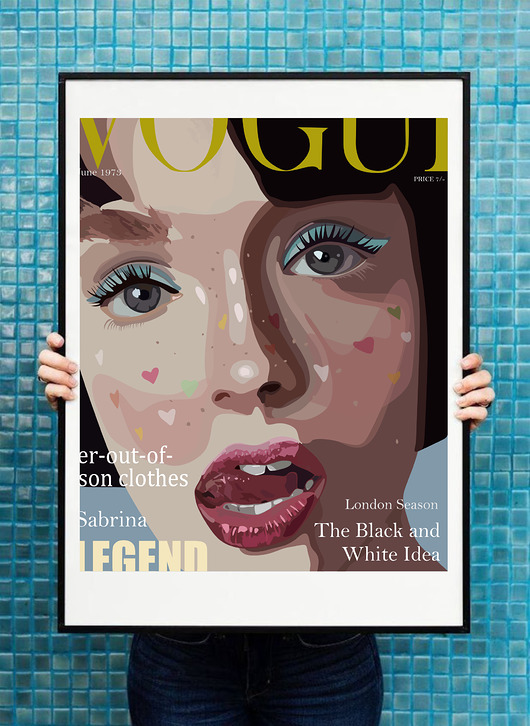plakaty Plakat Vogue