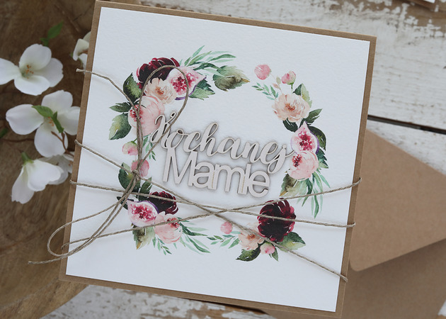 kartki scrapbooking Kartka dla mamy, na dzień matki