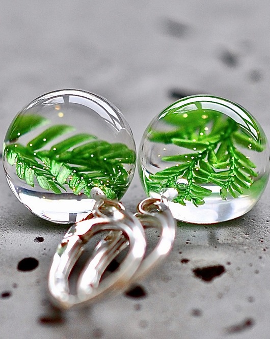 Kolczyki srebrne las Grol Jewellery