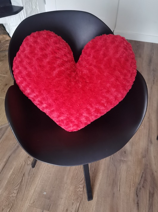 poduszki, poszewki - różne Serce xxl  50x 60 cm - kolory