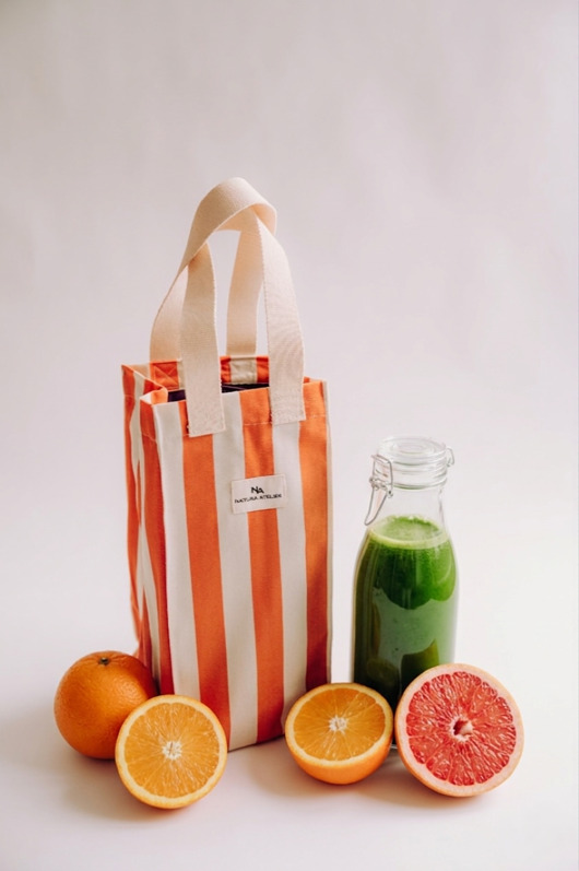 torby na zakupy Torba na 4 Butelki- Pumpkin Stripes