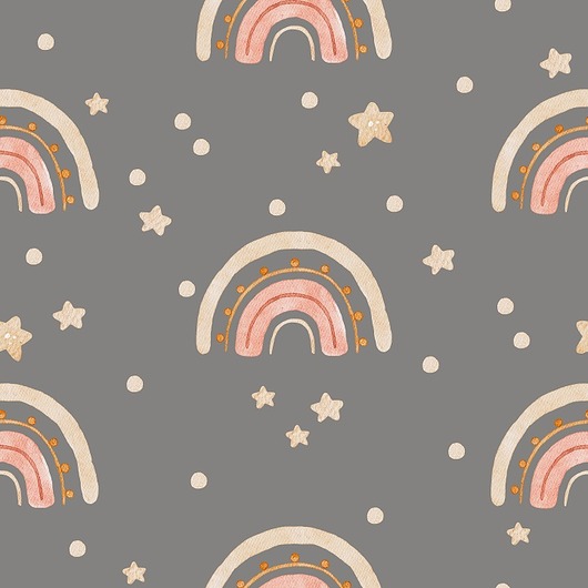 naklejki ścienne do pokoju dziecka Tapeta Dreamy Rainbow 4 53cmx10m PZ