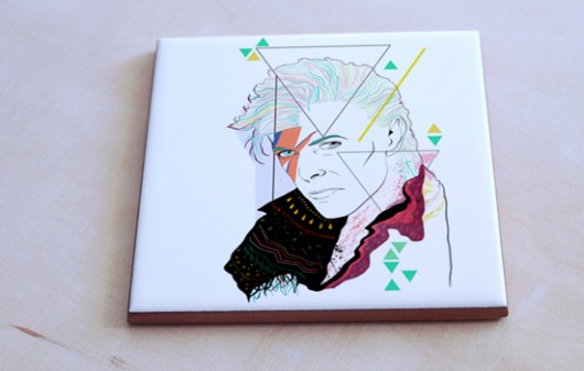 podstawka ceramiczna - David Bowie Ledon