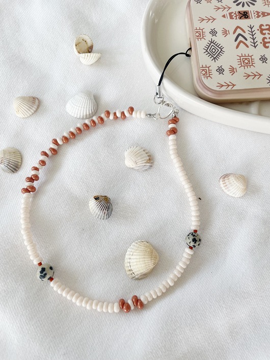 breloki Charms do telefonu/ brelok BALI cream