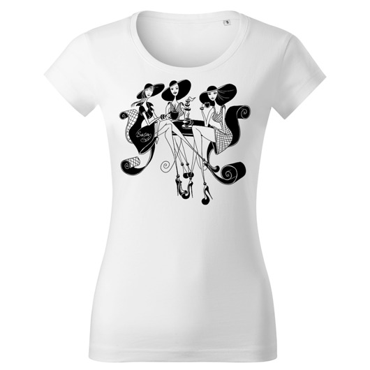 t-shirt damskie Tatra Art by Sasadesign przy kawie babskie rozmowy