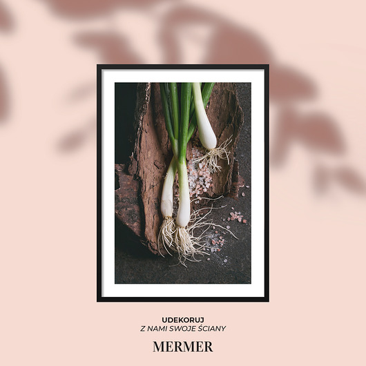 Spring onion,Plakat mermer