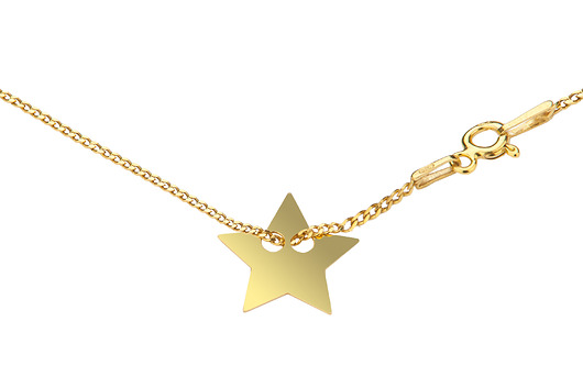 NASZYJNIK SREBRO 925 CELEBRYTKA Z GWIAZDKĄ Coccola JEWELLERY