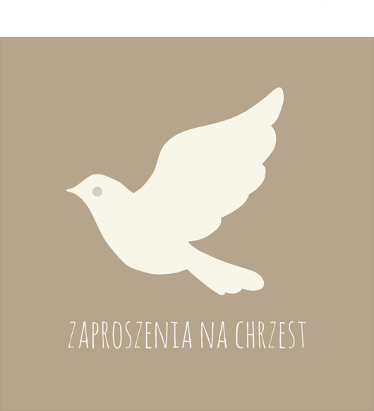 Zestaw zaproszeń na chrzest AnZone