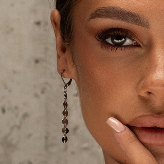 kolczyki srebrne Kolczyki łańcuszki Hype Silver