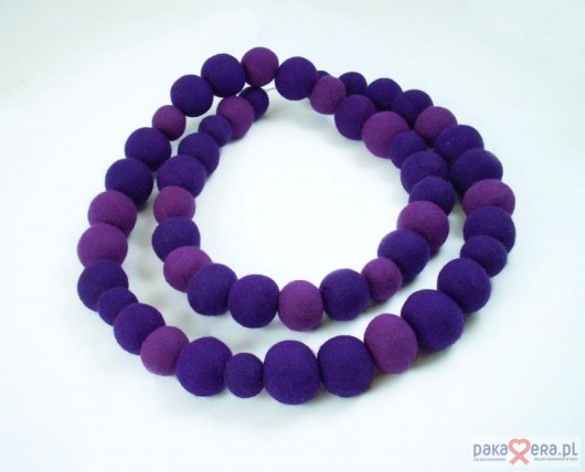Purple : (Srebrne Zapięcie) filcant basics