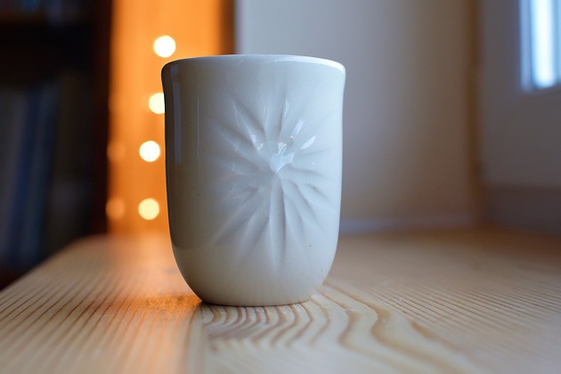 Kubek ceramiczny ręcznie rzeźbiony Bez Ucha Ceramika Ciepliki