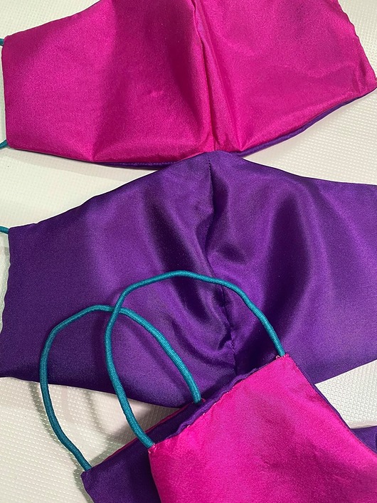 maseczka pink purple senveniu
