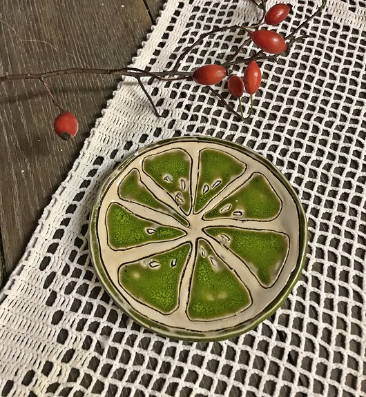Mydelniczka  / spodeczek "Limone" Ceramystiq