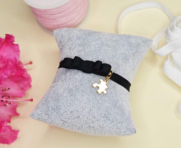 Bransoletka wstążkowa pozłacana UNITY BOANKA Glam Shop