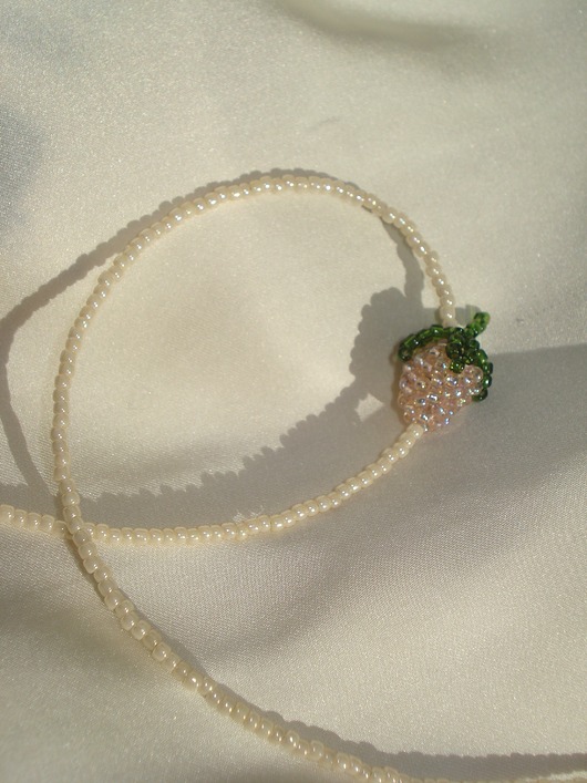 chokery Naszyjnik - lampone beige