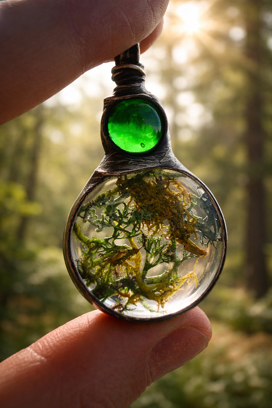 wisiory Naszyjnik z lasu